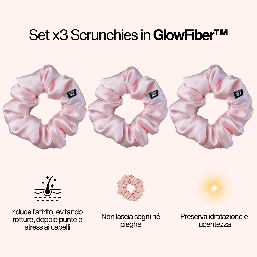 Set x3 Scrunchies GlowFiber™