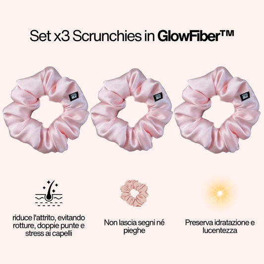 Set x3 Scrunchies GlowFiber™